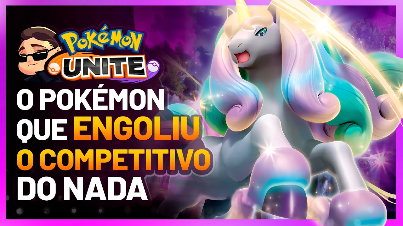 O NOVO QUERIDINHO DO COMPETITIVO! Pokemon Unite Rapidash Gameplay