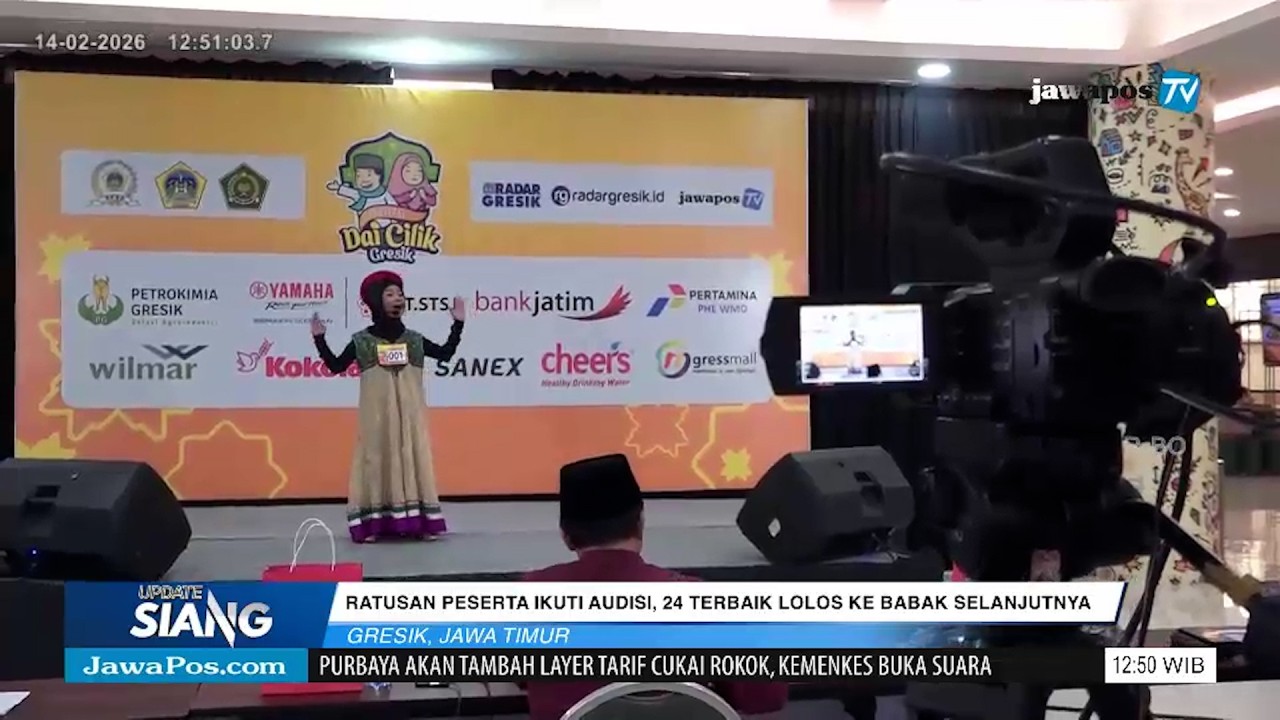 Semarak Audisi Festival Dai Cilik Gresik 2026 | Ajang Kolaborasi Jawapos TV dan Radar Gresik