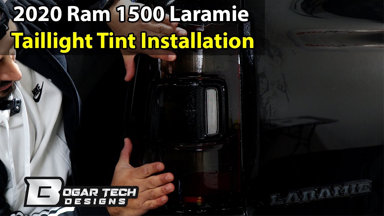 Dodge Ram 1500 Laramie 2019-2024 Taillight Tint Installation