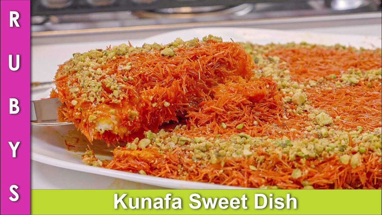 Kunafa No Oven Recipe Creamy Sev ki Sweet Dish Eid Recipe in Urdu Hindi - RKK