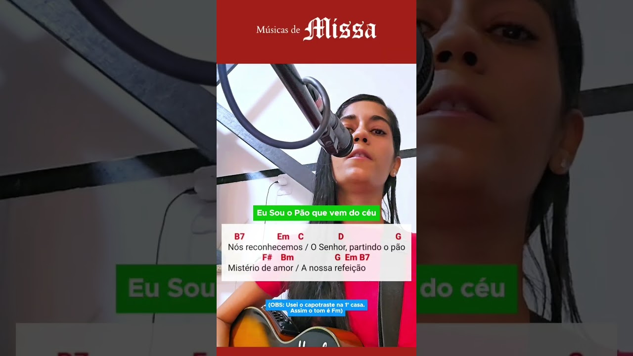 EU SOU O PÃO QUE VEM DO CÉU- Comunhão Tempo Comum - Fácil, Simples e Litúrgico 