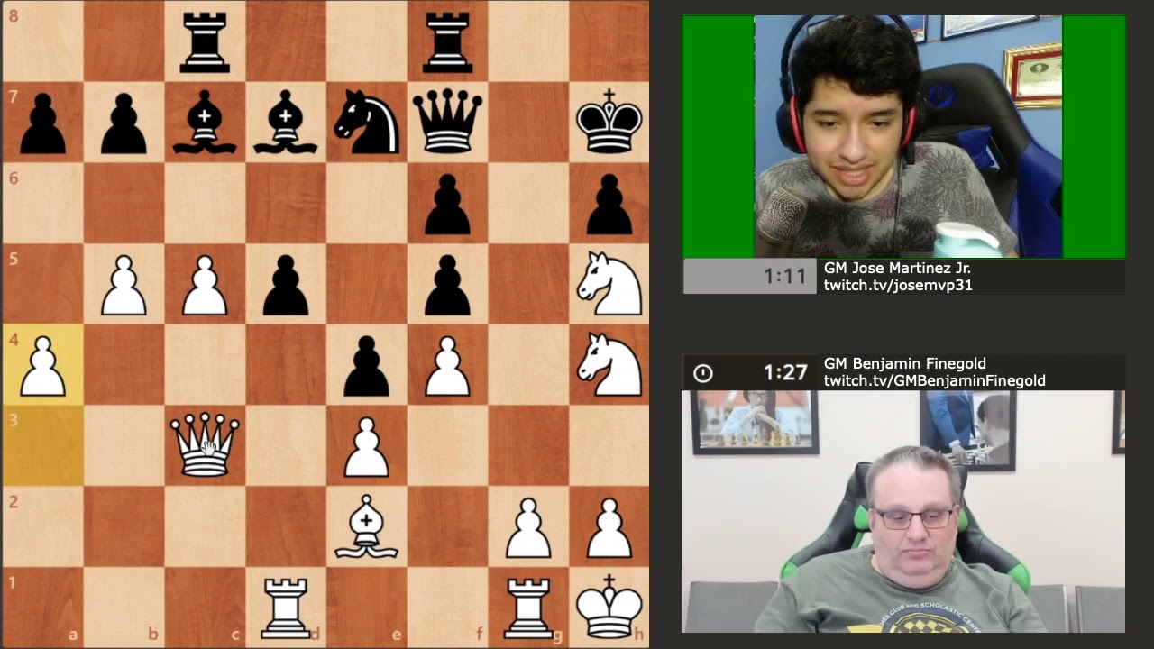 Sync Stream: Ben Finegold engages turbo mode to defeat 3000 rated GM Jose Martinez Jr.