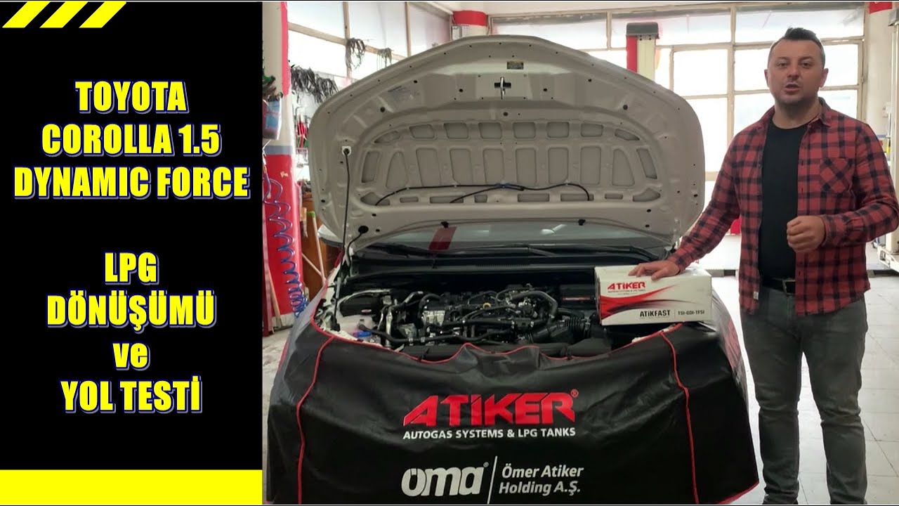 Toyota Corolla 1.5 Dynamic Force - Atiker Lpg Dönüşümü