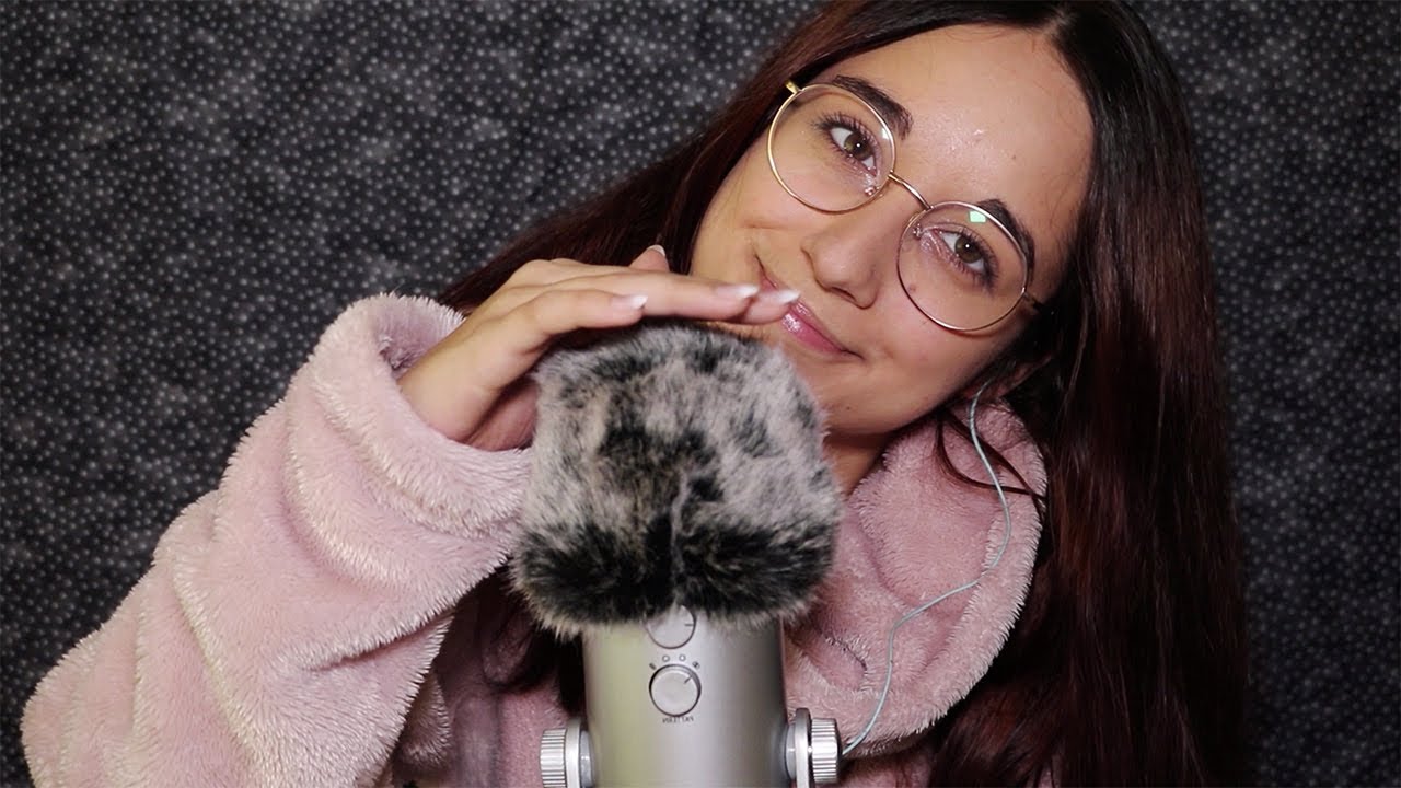 [ASMR] I stay with you until you fall asleep | Positive Affirmations | Fluffy mic scratching