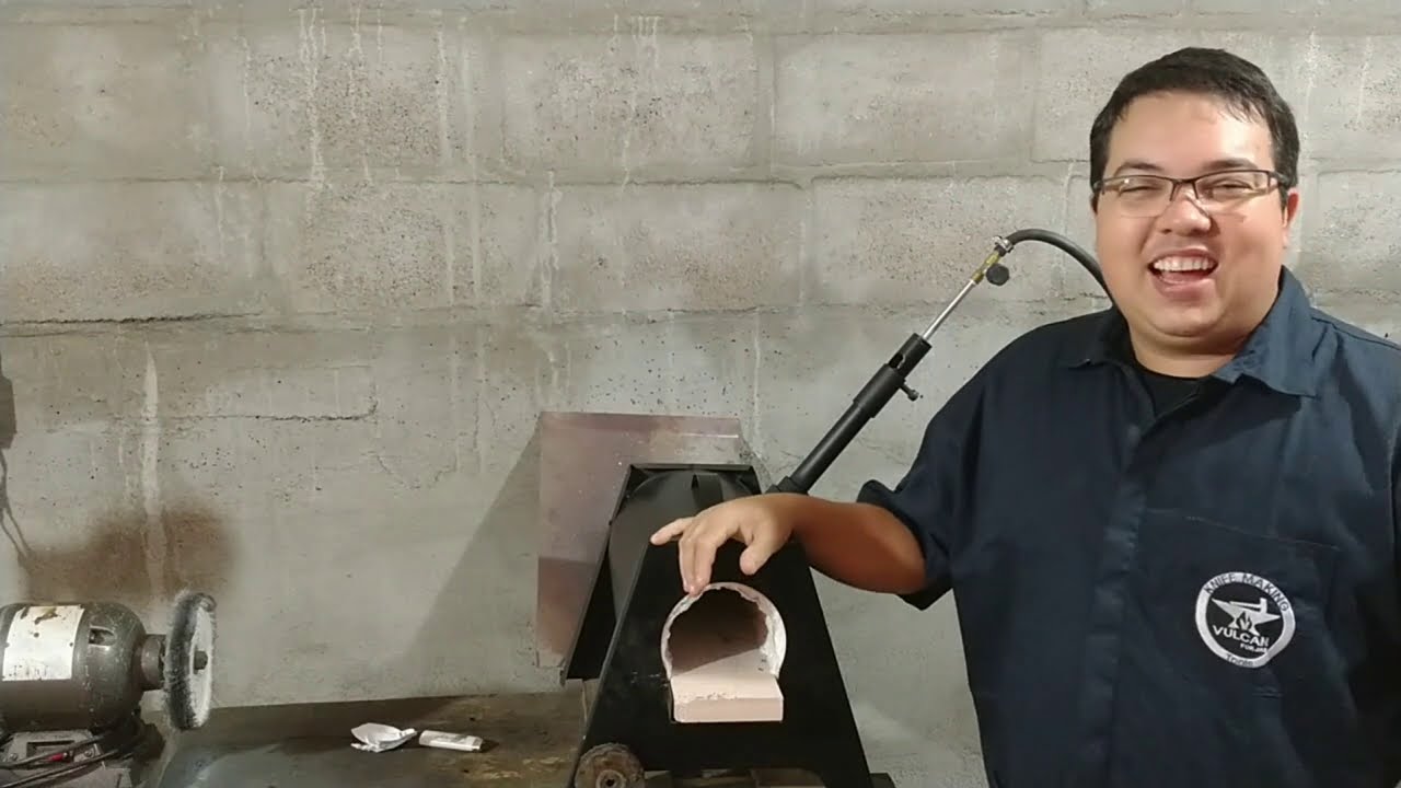 Características de uma boa forja a gás - Forja profissional - teste de fogo