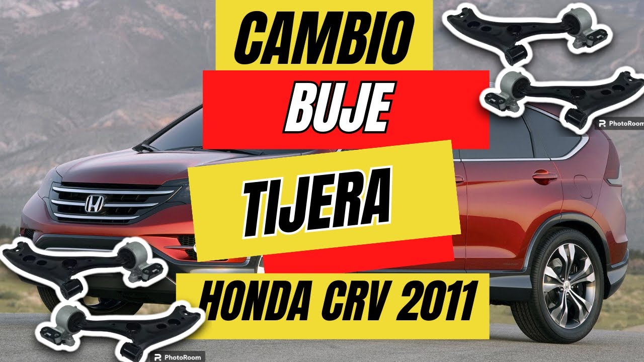 Como Cambiar el Buje de Tijera HONDA CRV 2011.