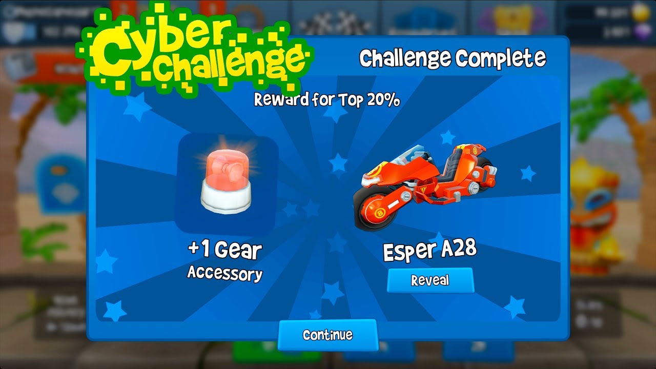 I get motobike A28 from Special Challenge | Beach Buggy Racing 2