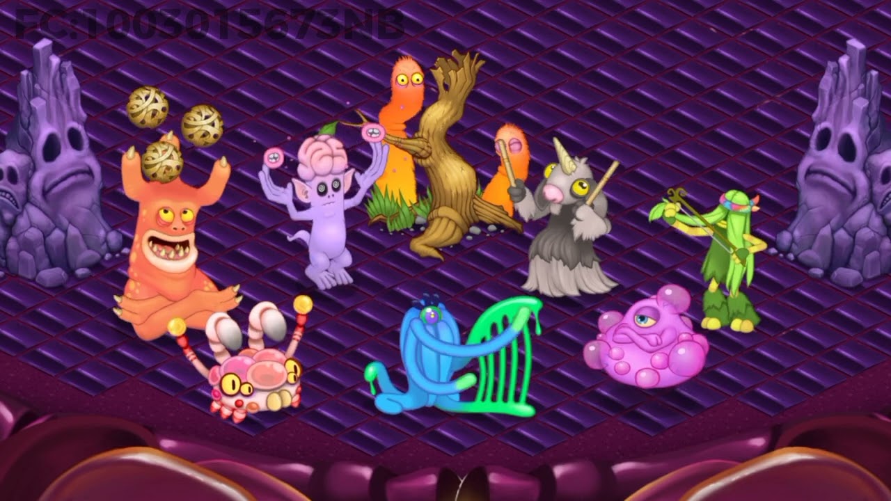 MySingingMonsters | Psychic island, but only monsters with the PSYCHIC element!