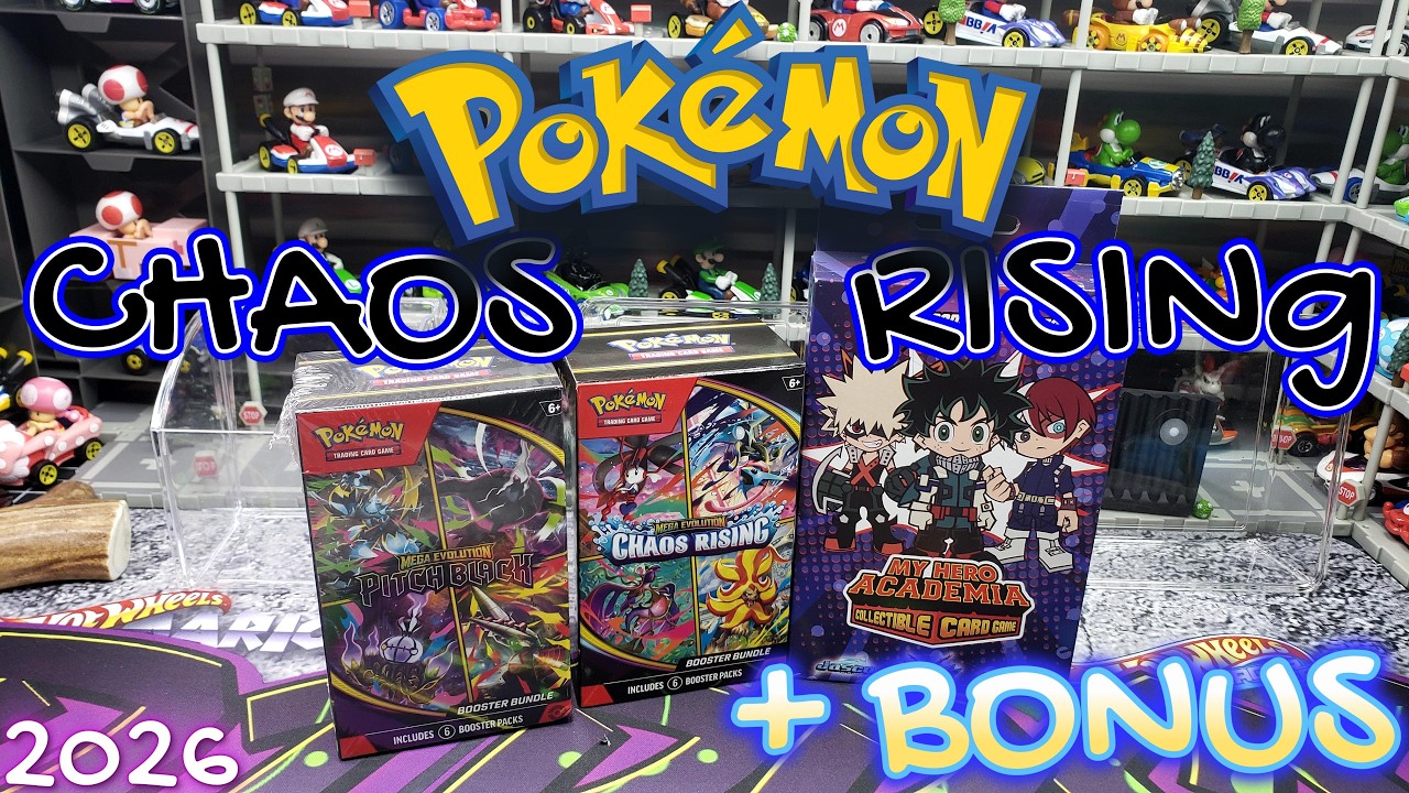 Pokemon Mega Evolution Chaos Rising and Bonus New 2026