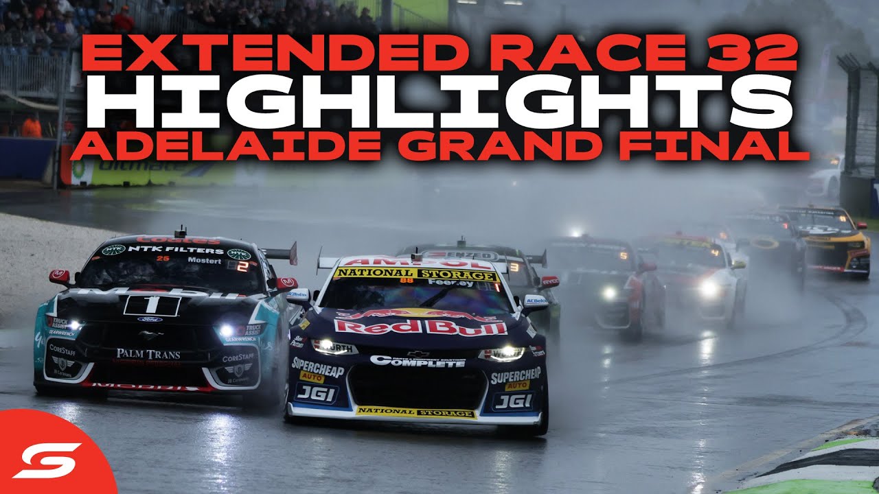 Race 32 Extended Highlights - bp Adelaide Grand Final | 2025 Supercars Championship