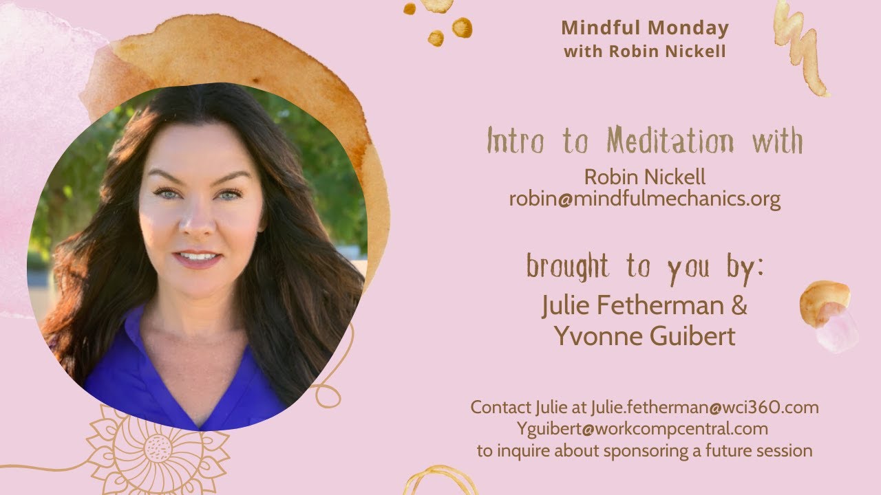 Virtual Meditation Sessions with Robin Trailer - April 2020