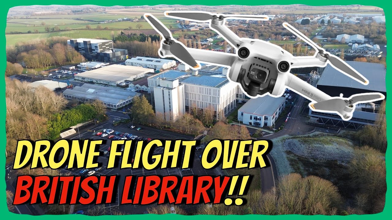 British Library, Wetherby Drone Flight | Industrail Estate Flights