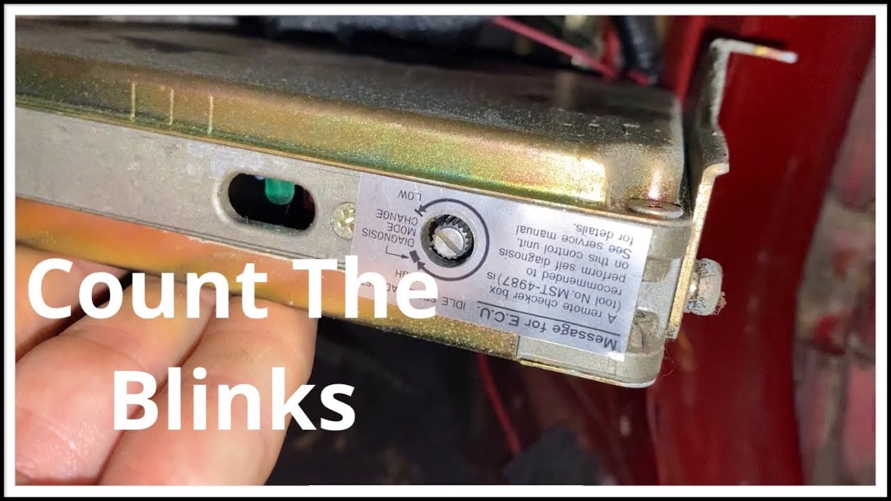 How To Read Check Engine Codes 240sx S13 SOHC