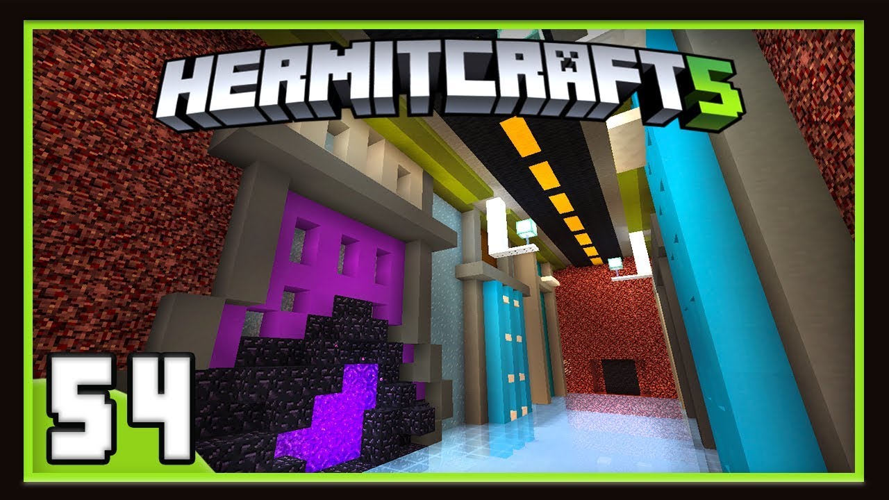 HermitCraft Season 5: Upside Down Nether City  (Minecraft 1.12)