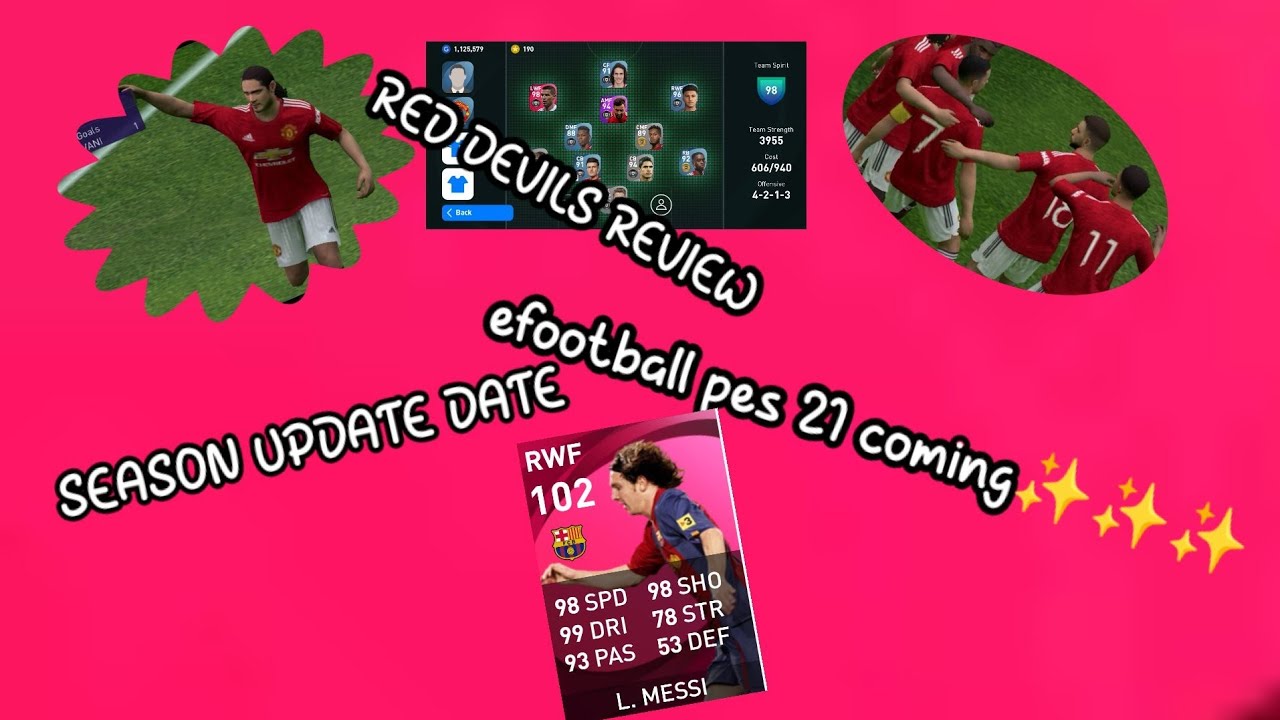UPDATE efootballpes21 / MANCHESTER UNITED REVIEW.  #peslive #efootballpes21 #forlan #larisfc #9AL