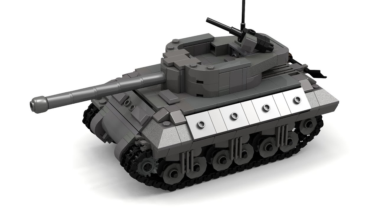 Lego WWII M36 Jackson Tank Destroyer Instructions
