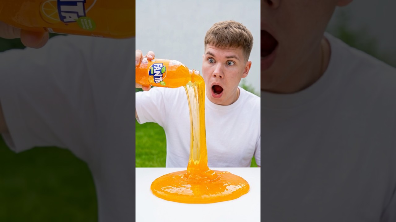 МОЖНО ЛИ СДЕЛАТЬ СЛАЙМ ИЗ FANTA? #марик
