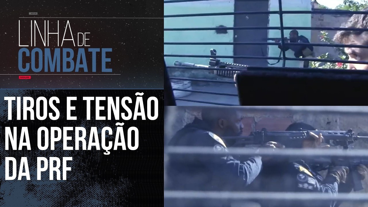 PRF: TENSAO E TIROS EM OPERAÇÃO NO RIO DE JANEIRO | LINHA DE COMBATE