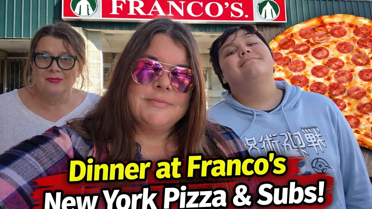 Franco’s New York Pizza & Subs Lake Waccamaw NC | Dinner Vlog