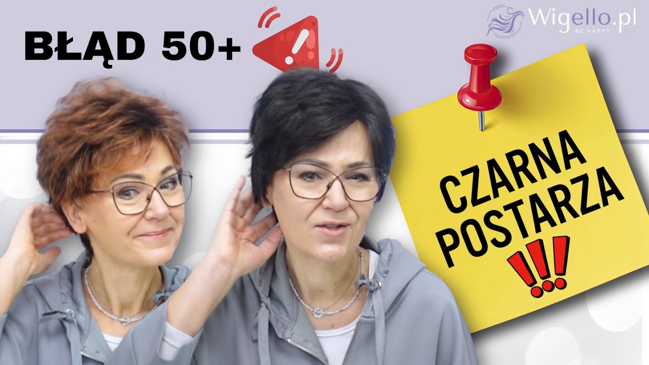 Czarna peruka postarza? Zobacz, co naprawdę odmładza dojrzałą twarz!