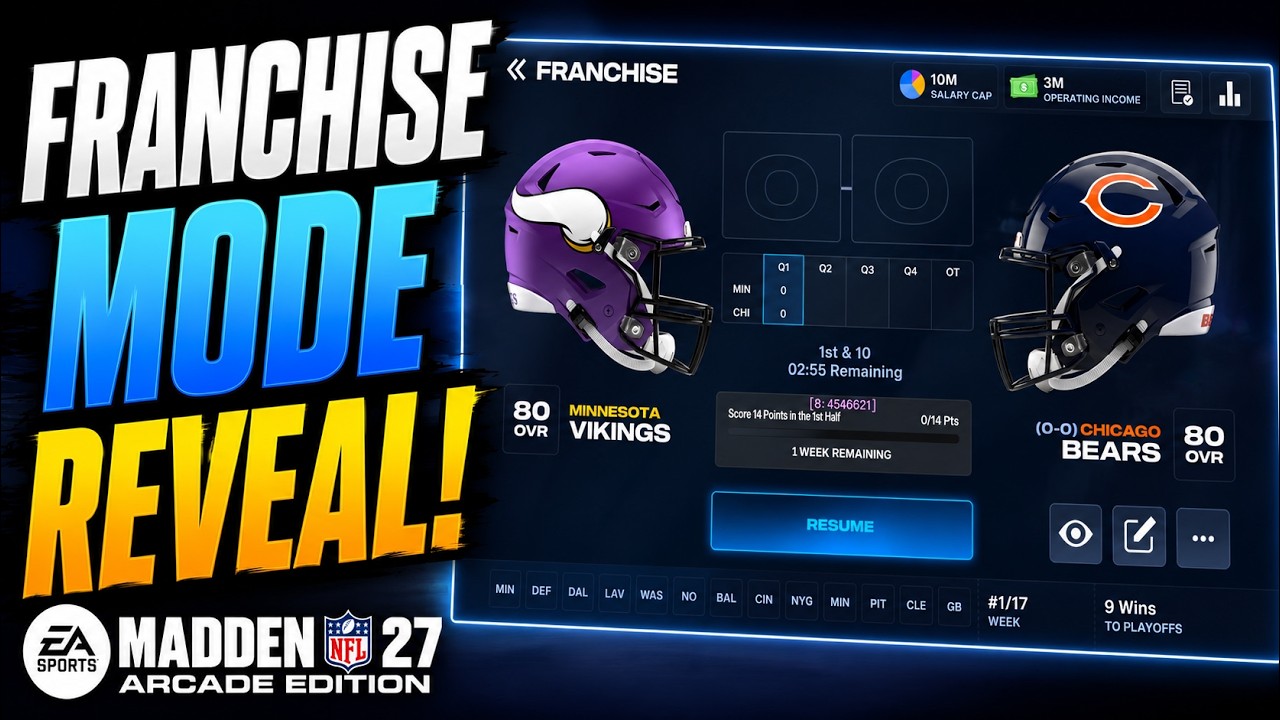 ПЕРВЫЙ ВЗГЛЯД НА НОВЫЙ РЕЖИМ ФРАНШИЗЫ! Madden NFL 27 Arcade Edition