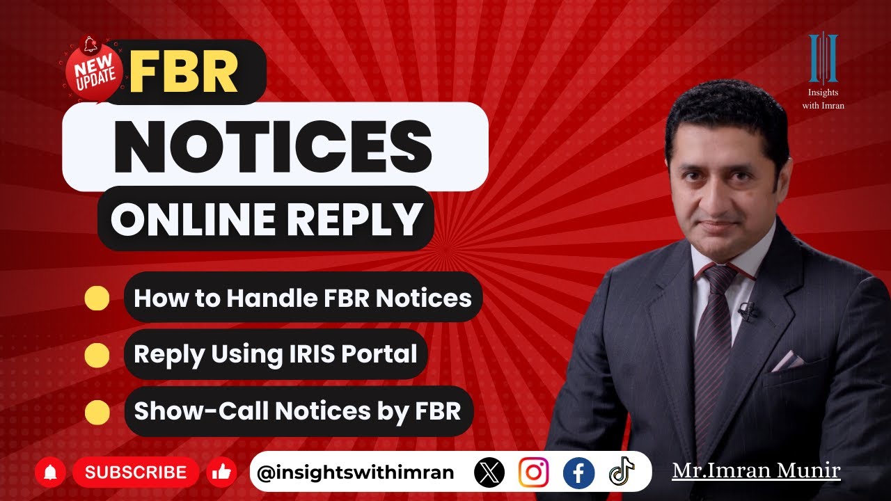 How to Deal with FBR Notices | Insights with Imran