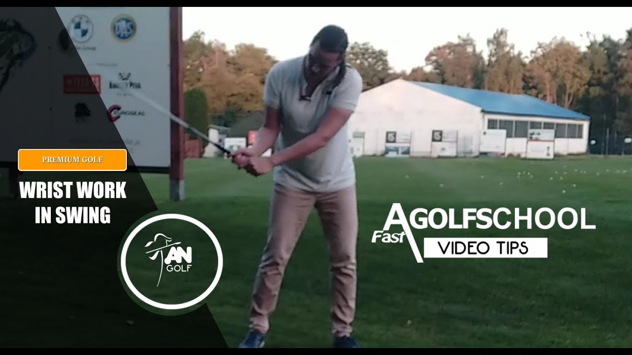 Práce zápěstí při golfovém švihu.