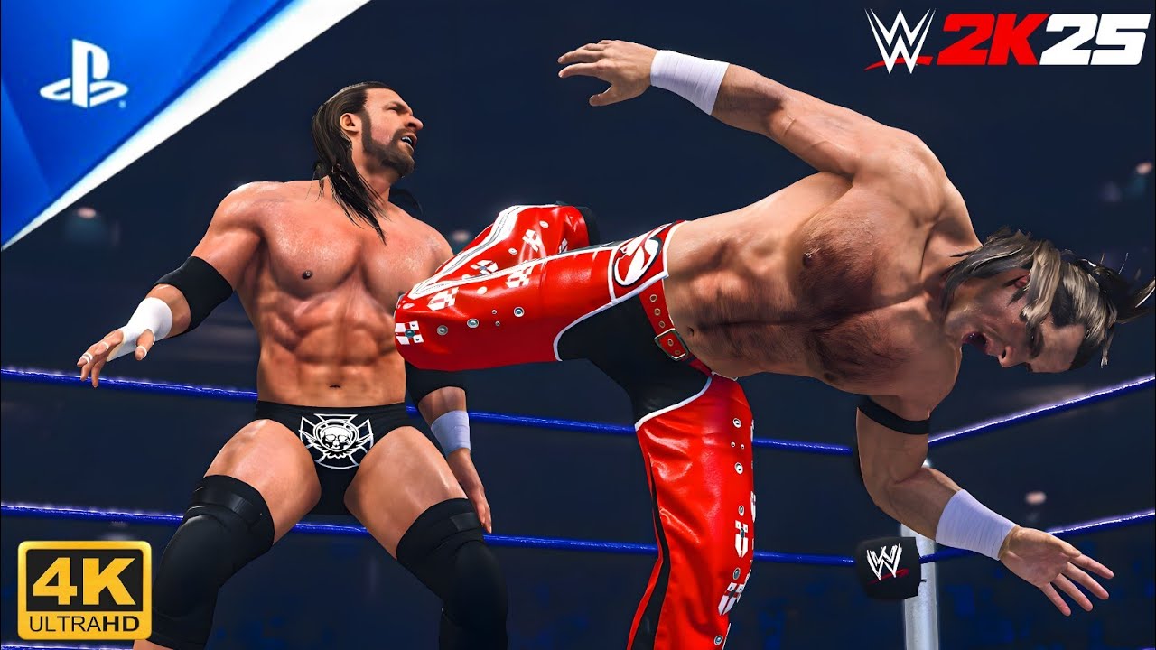 WWE 2K25 - Triple H vs. Shawn Michaels | Table, Ladders & Chair Match | PS5™ [4K60]