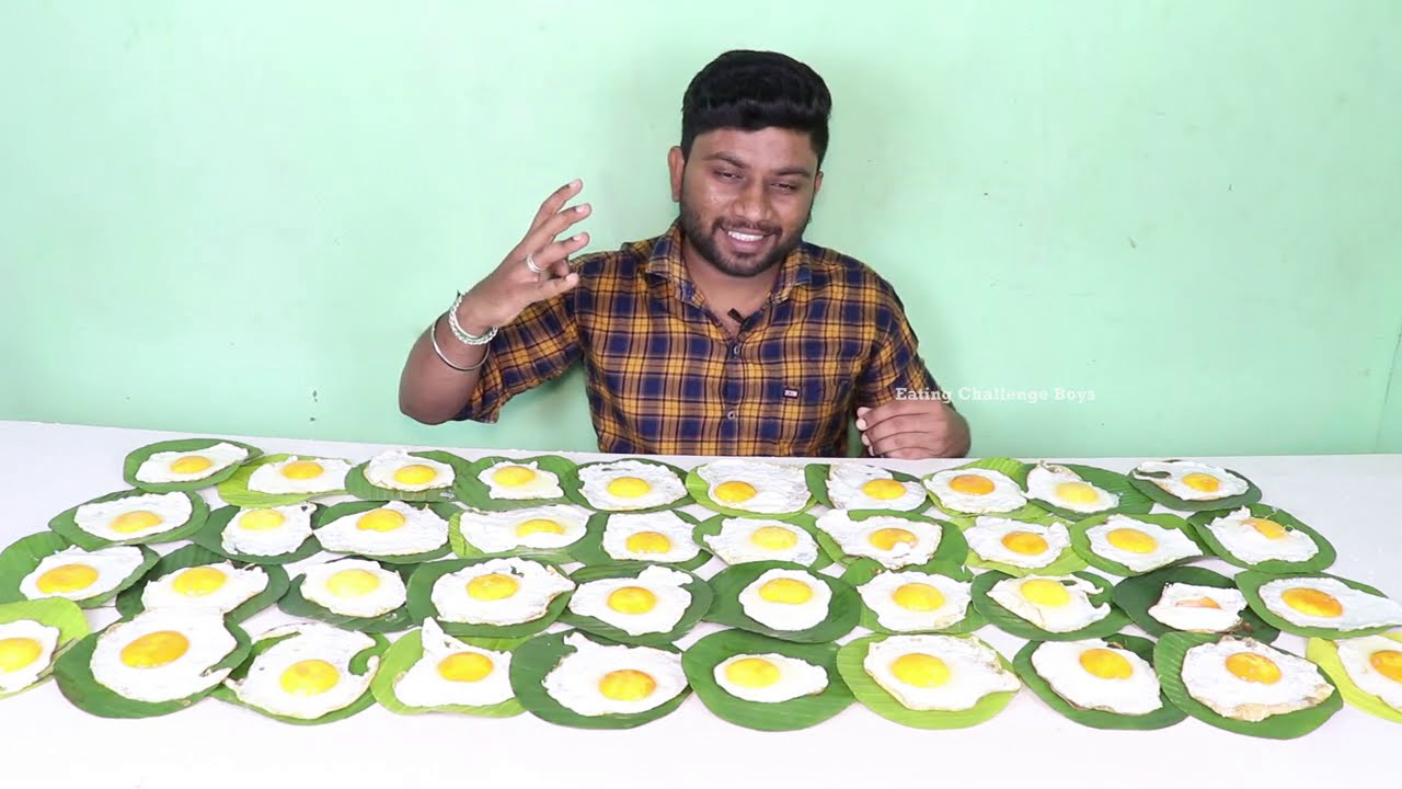 41 Half Boil EATING CHALLENGE| New Record IN Tamilnadu| Don't miss this Video| Eating Challenge Boys