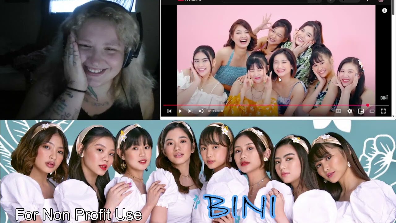 BINI PRE DEBUT Reaction to Da Coconut Nut!