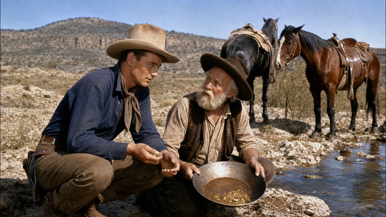 John Wayne | Western Movie | Young Cowboy Caught in Deadly Gamble & Frontier Plot | The Lucky Texan