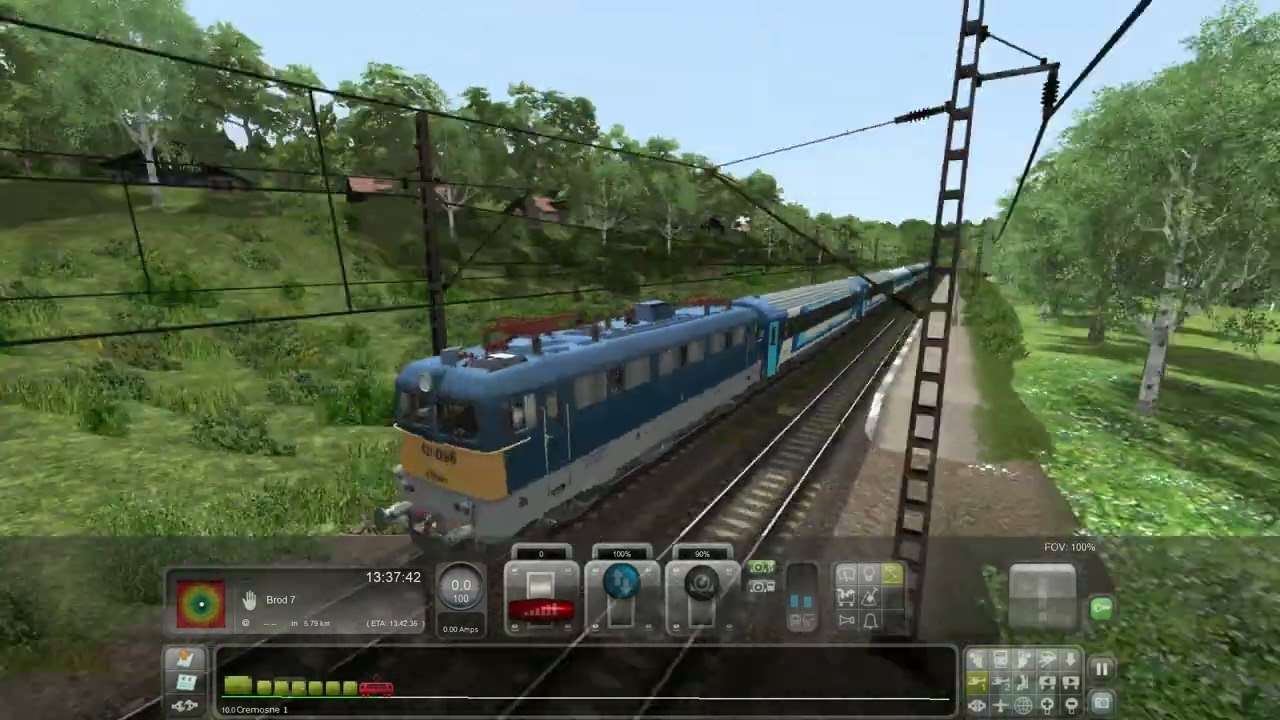 Train Simulator Clasic Tescovati Trat Louky Kolej 4- Brod 7 V43 431 096