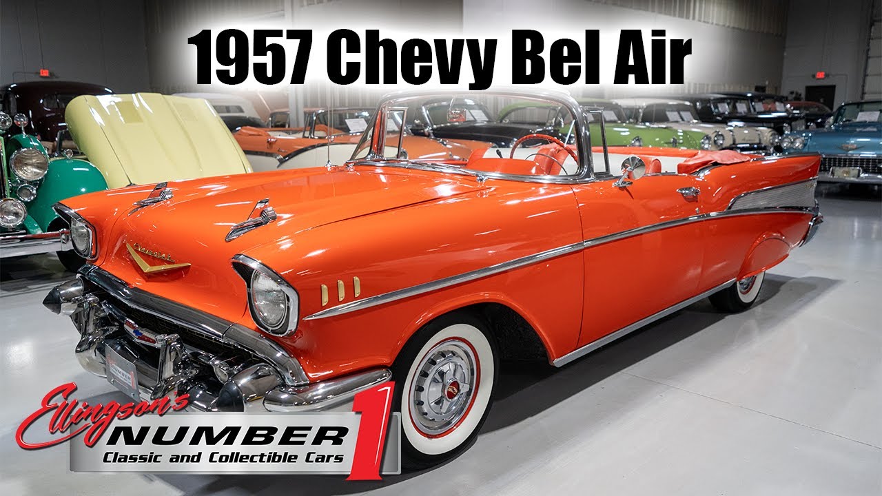 1957 Chevrolet Bel Air Convertible - FOR SALE at Ellingson Motorcars in Rogers, MN