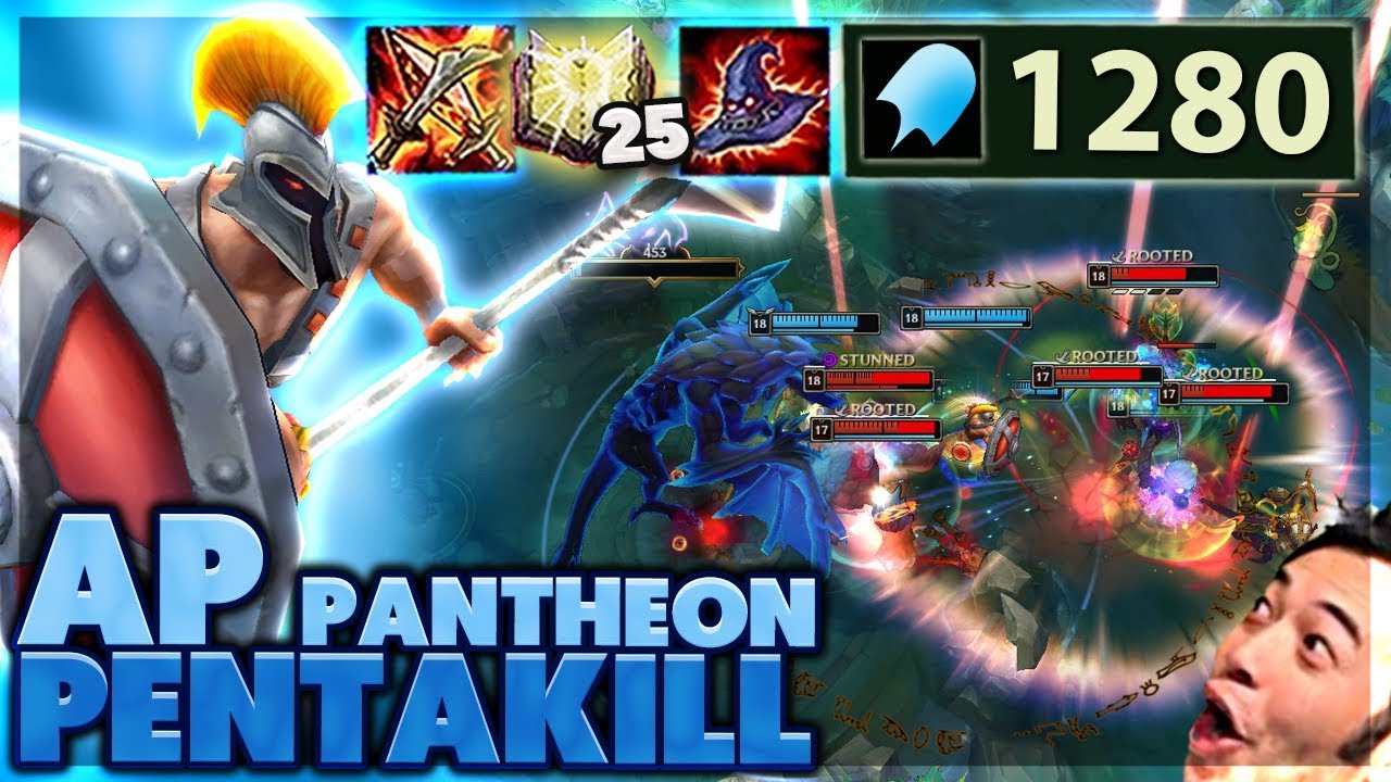 INSTANT PENTAKILL | GAMEBREAKING BUG | 1,000 AP PANTHEON - BunnyFuFuu