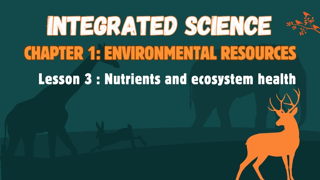 integrated science | Sec 1 | chapter 1 | Lesson 3: Nutrients and ecosystem health