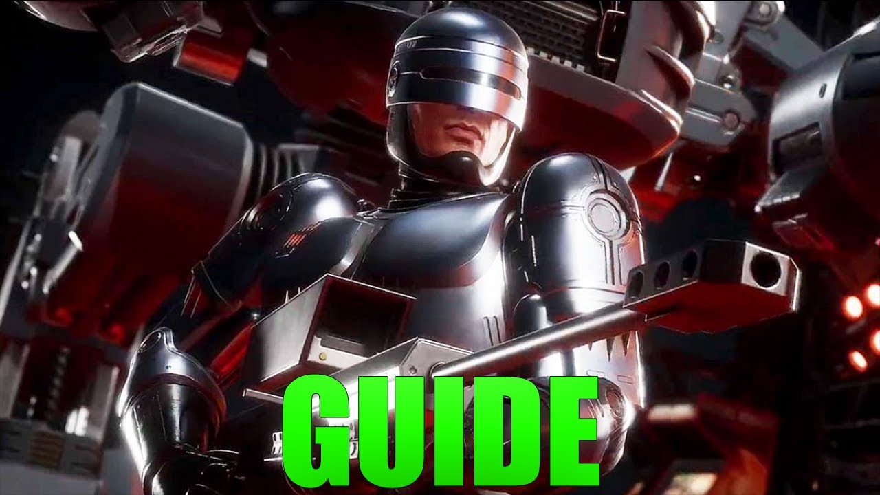 MK11 - RoboCop Guide & Tech - Mortal Kombat 11 Ultimate