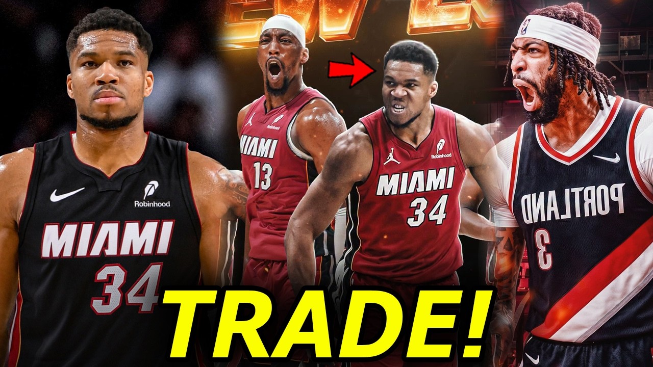 BLOCKBUSTER TRADE! Giannis Antetokounmpo to the Miami Heat pasabog ni Shams, AD to portland?