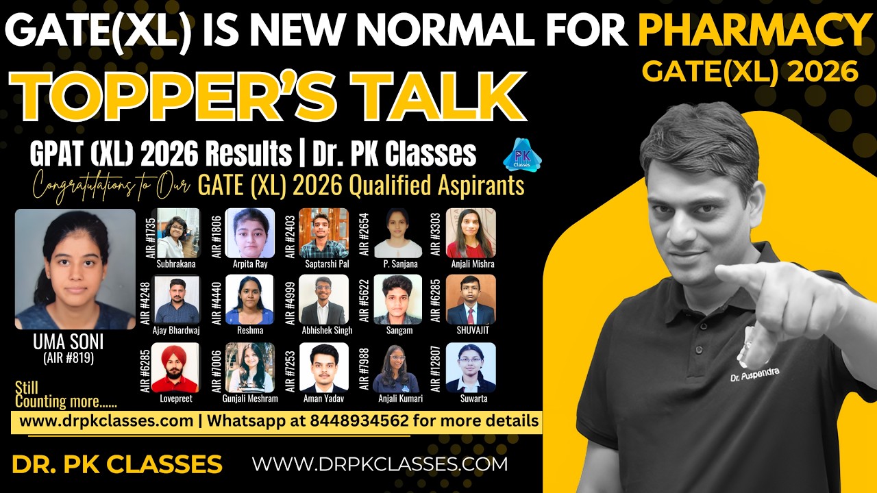 GATE (XL) 2026 | Topper's Talk | Uma Soni | Dr. PK Classes