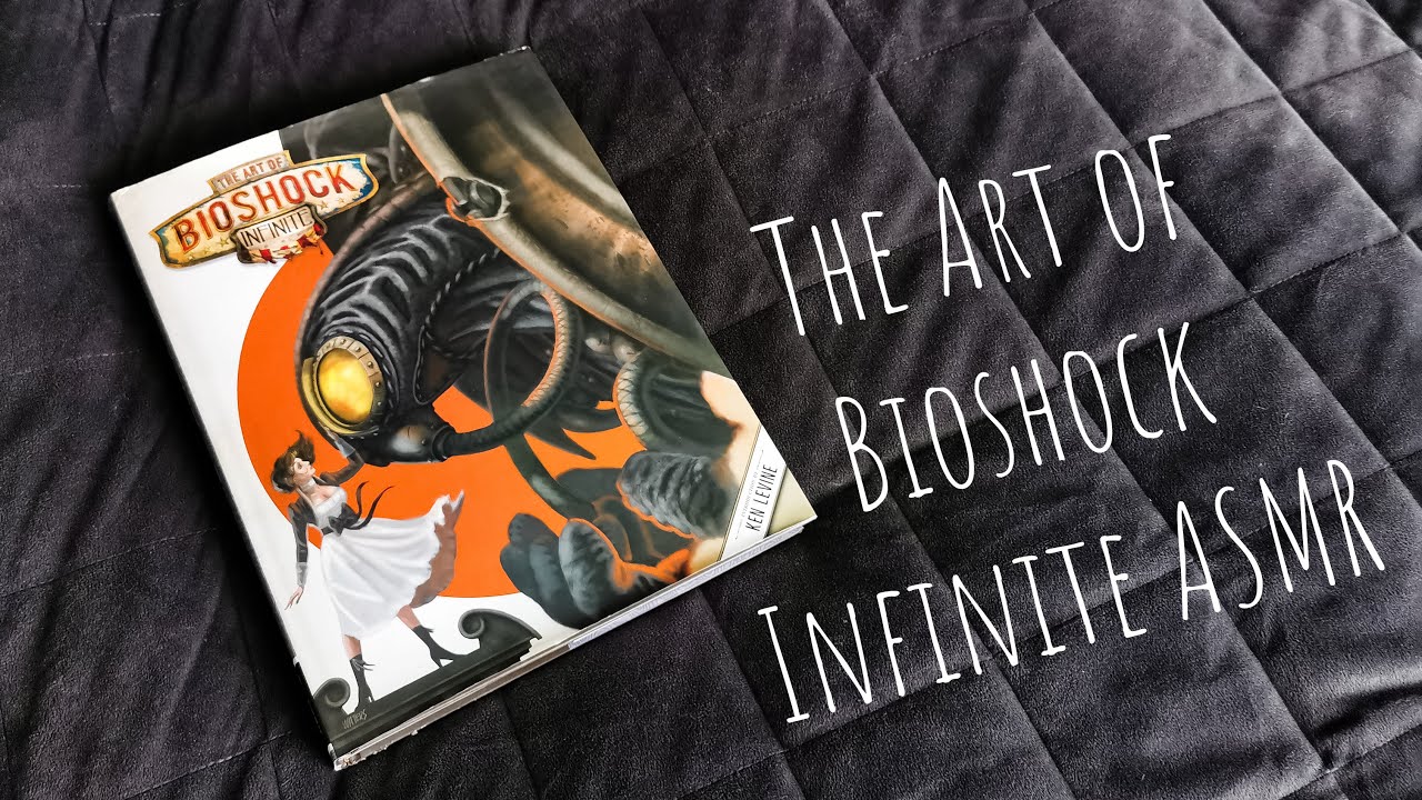 The Art of Bioshock Infinite ASMR (ENG, paper sounds, tapping..)
