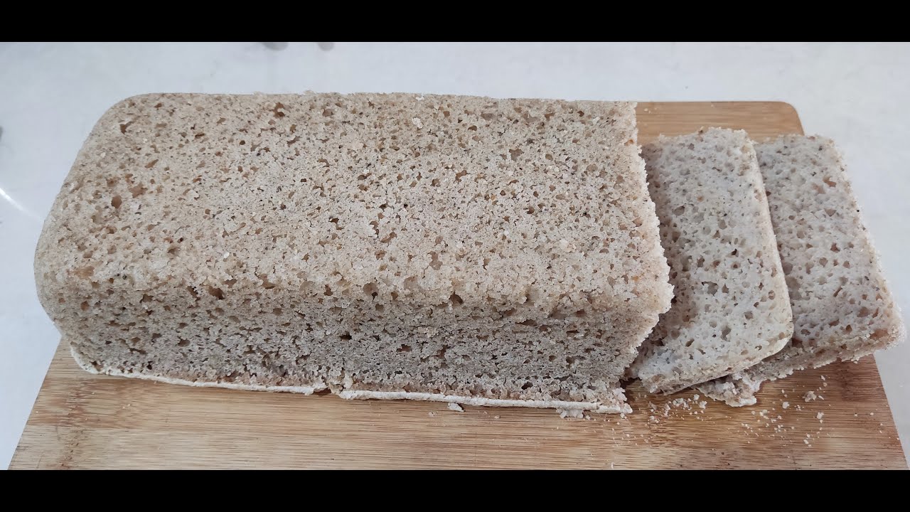 Pão de aveia com fermento natural sem glúten