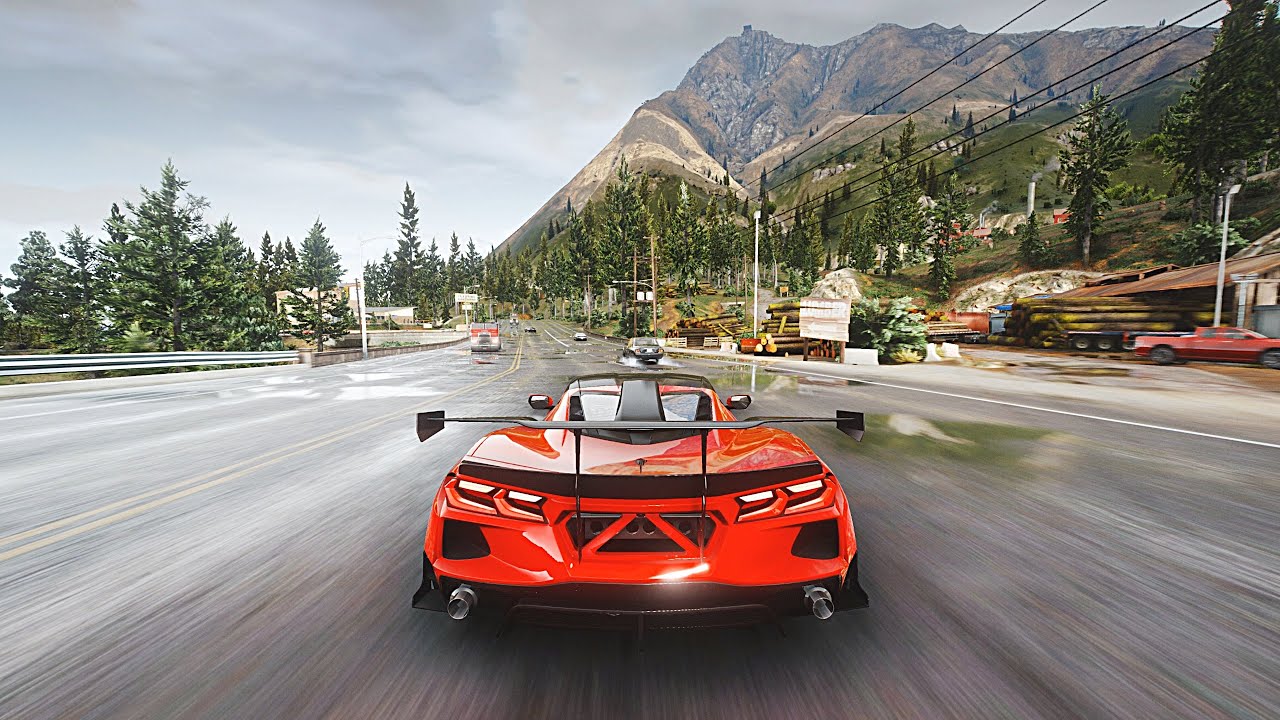 GTA  5 - 8k Ultra Realistic NEW Ray Tracing Graphics Mod! 2021 Next-Gen GTA 6 Level Graphics?