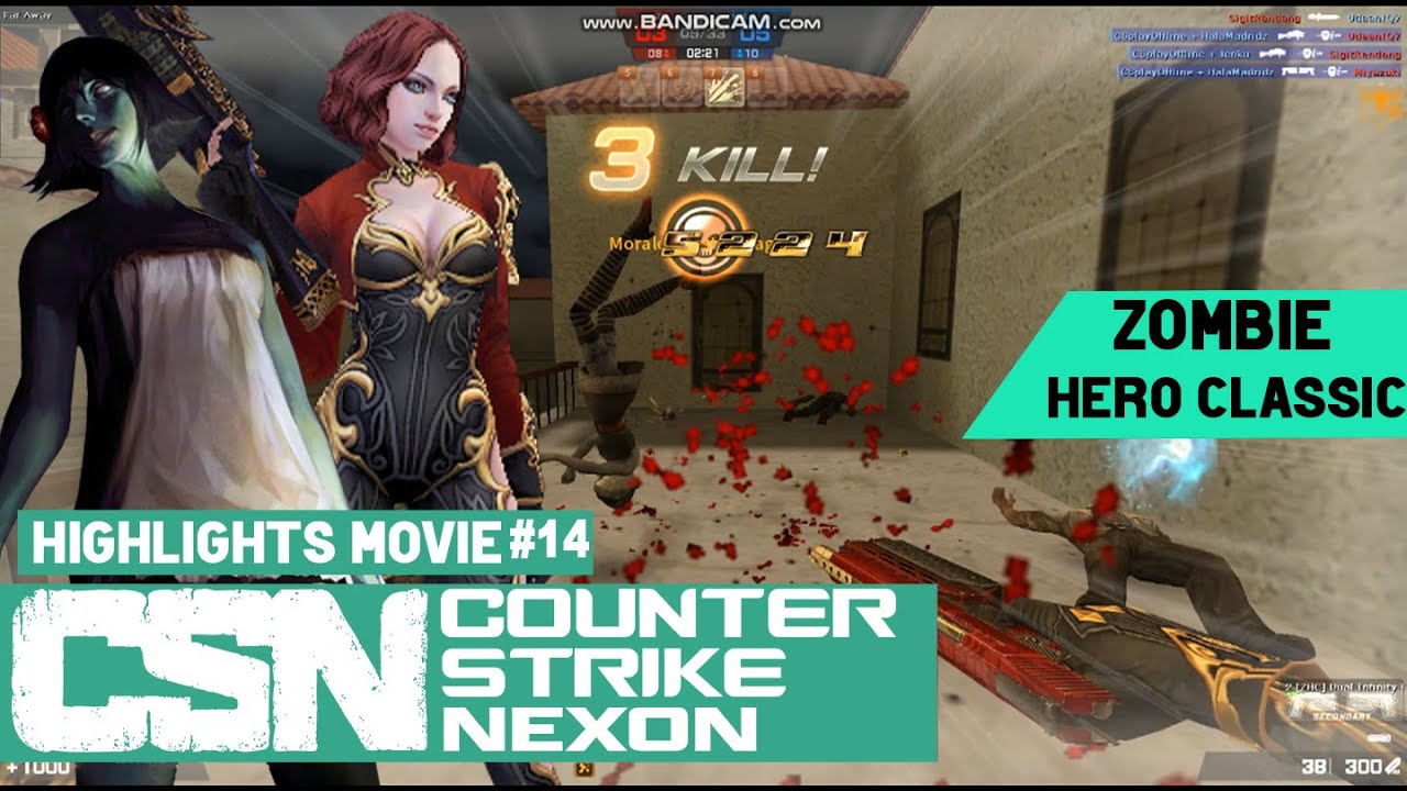 Counter-Strike Nexon Studio CSNS Zombie Hero Classic /Highlights Movie #14