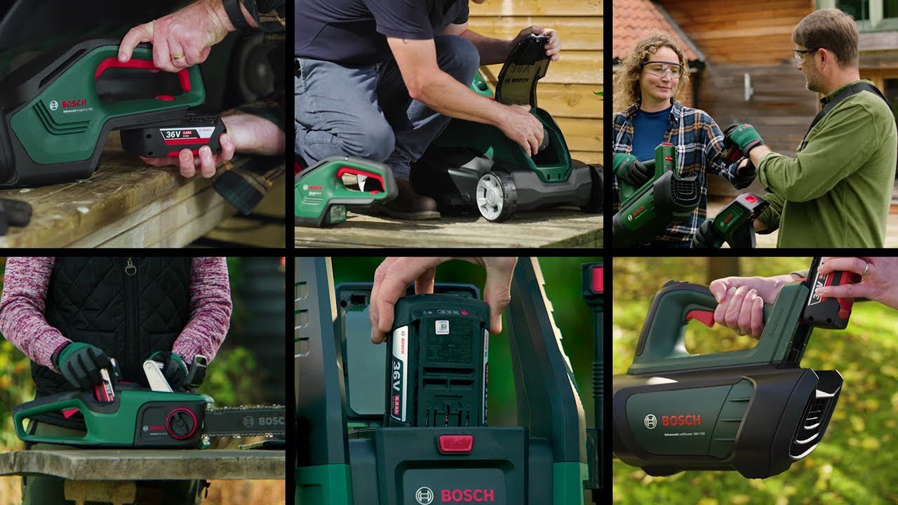 The 36V POWER FOR ALL battery system from Bosch