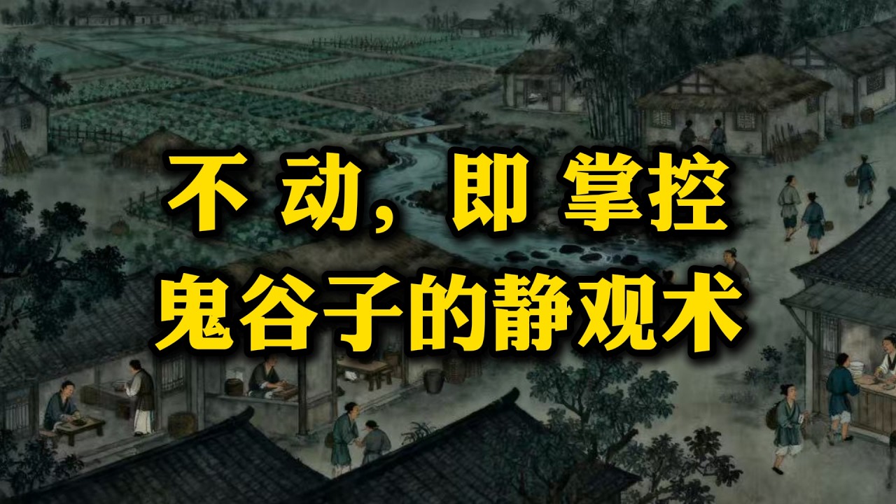 鬼谷子：平庸者急于反应，高手悄然“定局”。不被察觉的静默才是最高级的掌控。#强者思维, #思维格局, #认知觉醒, #鬼谷子,