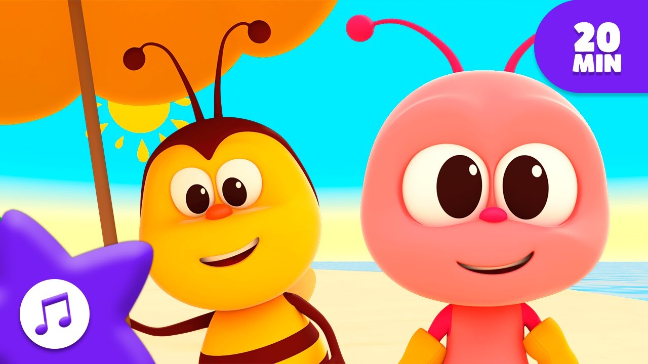 Chegou o Verão | Vamos Brincar na Praia! ⛅🌴 + Completo | Desenhos Infantil | Bichikids em Português