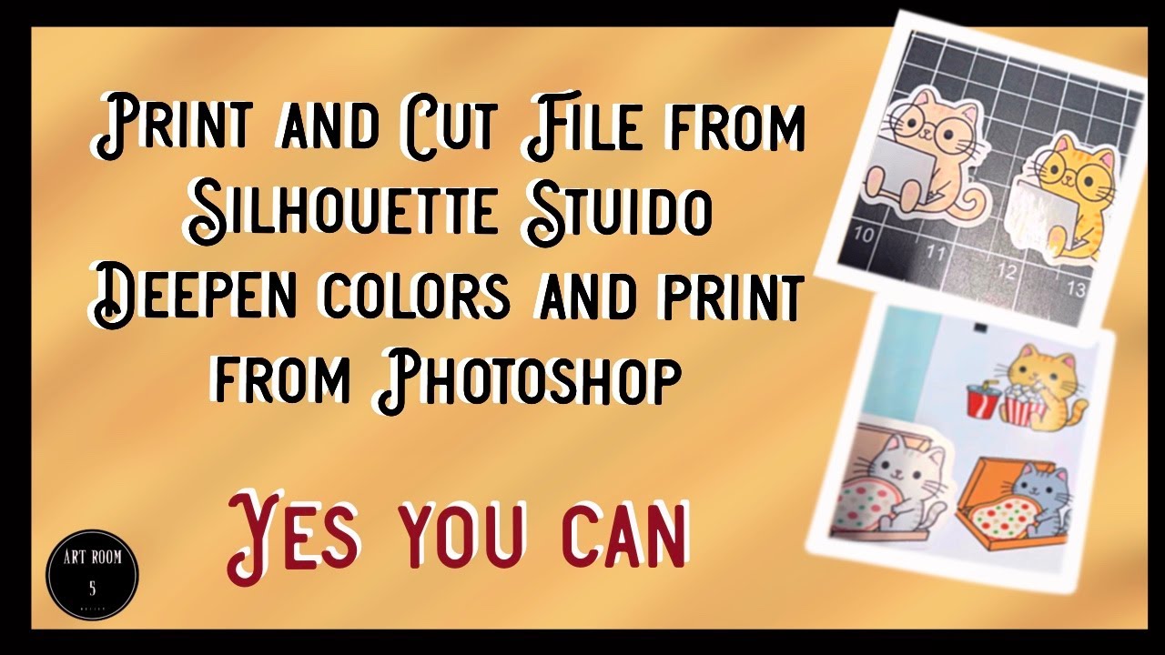 Create Print and Cut File from Silhouette Studio and print from photoshop