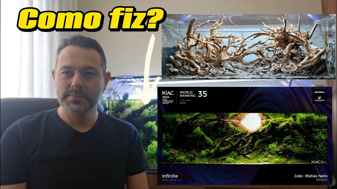 Detalhes e dicas: aquário plantado Ranking 35 KIAC único aquário brasileiro TOP 50