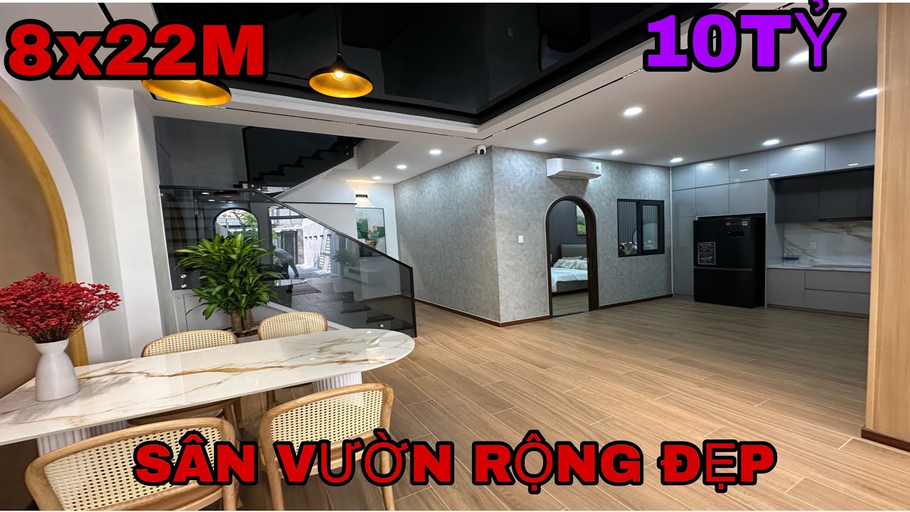 Sân vườn rộng đẹp.1trệt.2lầu.nhà đẹp gò vấp giá mềm.