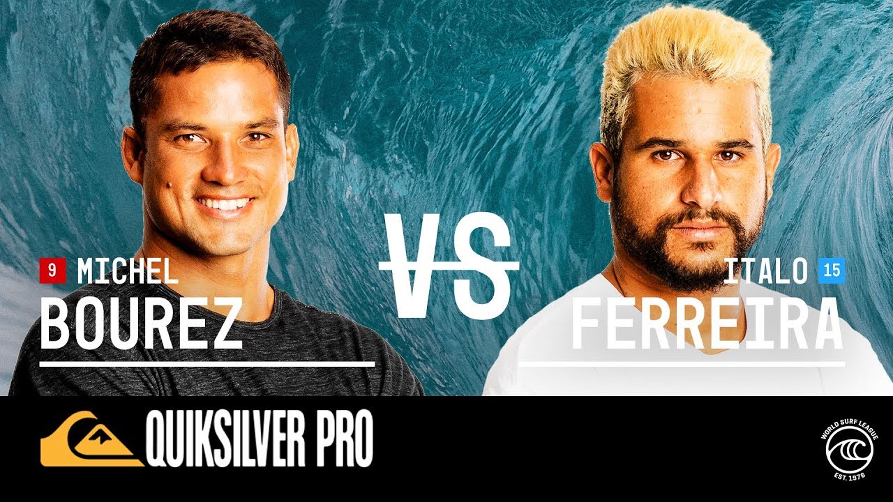 Michel Bourez vs. Italo Ferreira - Round of 16, Heat 8 - Quiksilver Pro France 2019