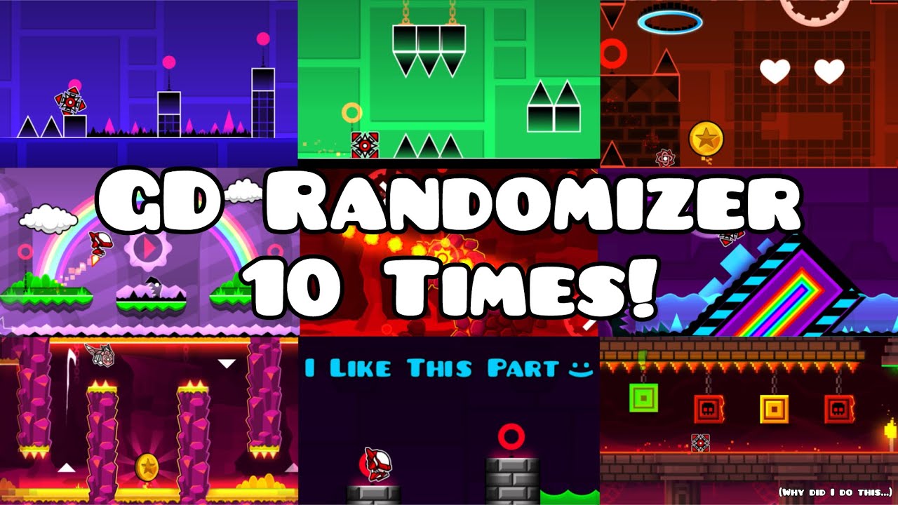 I Beat GD Randomizer 10 Times! | Geometry Dash